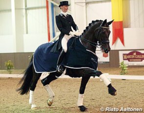 Imke Schellekens and Toots win the 2012 CDI Addington :: Photo © Risto Aaltonen