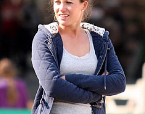 Kristina Sprehe during the sound check