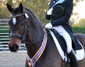 Steffen Peters and Legolas win the Grand Prix at the 2012 CDI-W Burbank