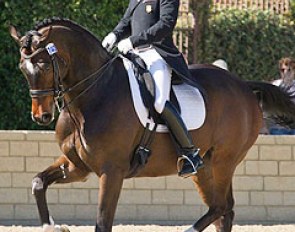 Steffen Peters and Legolas win the Grand Prix at the 2012 CDI-W Burbank :: Photo © Sheryl L Ross