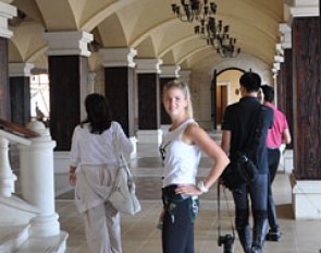 Morgan Barbançon visits the Heilan Equestrian Centre