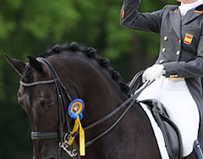 Morgan Barbançon and Painted Black at the 2012 CDI Compiegne :: Photo © Astrid Appels