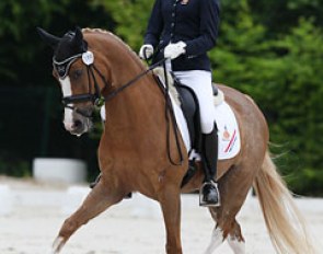 Rosalie Bos and Paso Double at the 2012 CDI Compiegne :: Photo © Astrid Appels