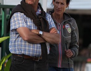 Aachen based Dutch trainer Ton de Ridder and Brett Parbery's helping hand in Europe, Zanna Northam