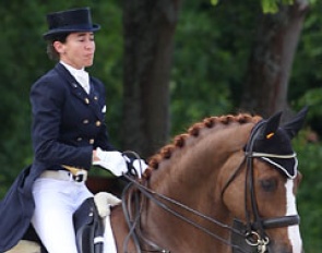 Beatriz Ferrer-Salat and Delgado at the 2012 CDI Compiegne :: Photo © Astrid Appels