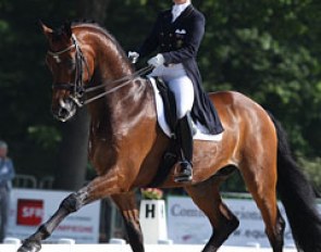 Kristy Oatley and Ronan at the 2012 CDI Compiegne :: Photo © Astrid Appels