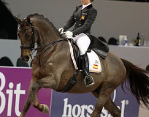 Spanish Alexandra Barbançon Mestre on the 9-year old Dutch warmblood stallion Webbe (by Jazz)