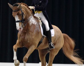 Japanese Hiroshi Hoketsu finally made his come back to the international show ring with the piaffe-passage star Whisper (by Wolkenstein II) who was injured in 2011.