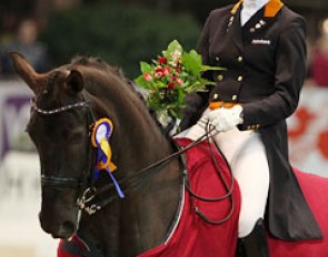 Stephanie Kooijman and Winston win at the 2012 CDI-YR Drachten :: Photo © Astrid Appels