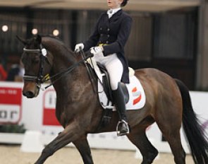 St. Petersburg based Russian junior Jeva Koop competed the Ukrainian bred Bapkhar (by Khaipur). 