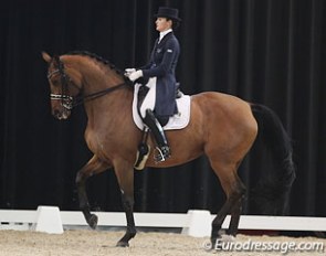 Jessica Michel and Riwera de Hus at the 2012 CDI Drachten :: Photo © Astrid Appels