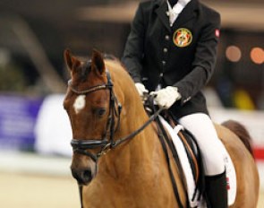 Norwegian Ingrid Rimestad on the German Riding Pony Jumanji