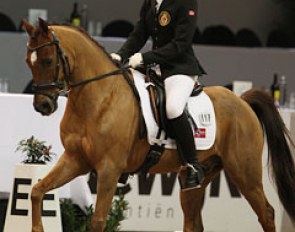 Norwegian pony rider Ingrid Rimestad and Jumanji at the 2012 CDI Drachten :: Photo © Astrid Appels