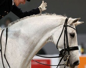 Silvia Rizzo is ecstatic about her ride on Donna Silver