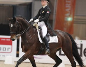 Norwegian Jeanett Rognoey on the Danish warmblood Ravell's Hexia (by Hertug)