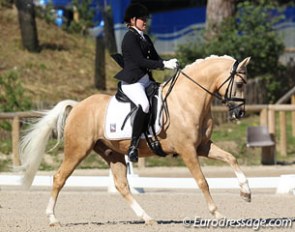 Anna Christina Abbelen and Dornik's Donovan at the 2012 European Pony Championships :: Photo © Astrid Appels