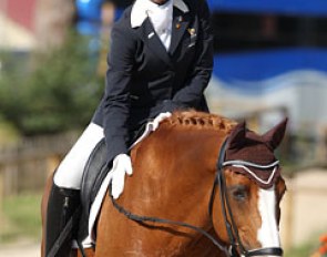 Caroline Faujour was the sole French pony rider making it to the Kur Finals. "My four young riders had a very good Championships and little by little France is rising in points," said French chef d'equipe Alizee Froment. 