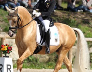 Nadine Krause and Danilo were sixth in the kur and excelled in canter