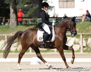 Swedish-Belgian-Iranian Leyla Larsson on the German bred Berlioz
