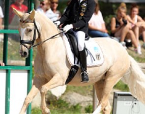 Semmieke Rothenberger liked the extended canters in her freestyle