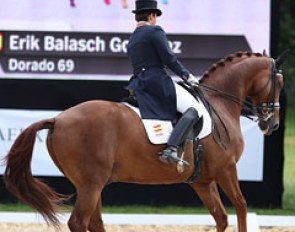 Spanish Erik Balasch Gonzalez on the Westfalian Dorado