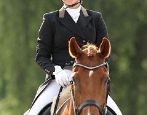 Turkish individual rider Yasemin Kap is all smiles on Risander