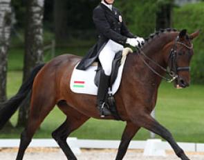 Reka Kristof and Josephine at the 2012 European Junior Riders Championships :: Photo © Astrid Appels