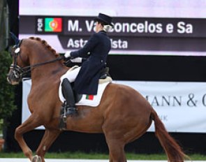 Portuguese individual rider Maria Julia Vasconcelos e Sa on Asta La Vista