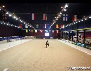 The arena at the 2012 Indoor Twente in Enschede, where the KWPN Stallion Competition took place :: Photo © Digishots.nl