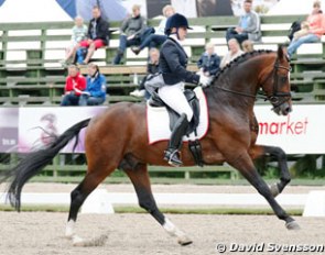 Sandra Sterntorp on Rausing at the 2012 CDI Falsterbo :: Photo © David Svensson