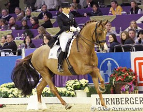 Charlott Maria Schurmann and Burlington win the 2012 Nurnberger Burgpokal Finals :: Photo © Silke Rottermann
