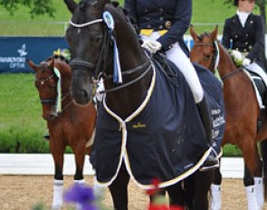 Swedish Michelle Hagman and Fio win the Intermediaire I