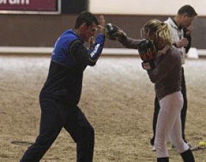 Boxing to improve muscle strength and concentration