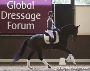 Adelinde Cornelissen and Zephyr at the 2012 Global Dressage Forum :: Photo © Astrid Appels