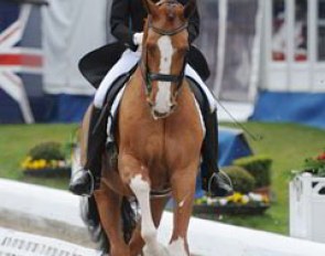Kirsten Sieber and Charly finished second in the U25 Short Grand Prix with 70.69%