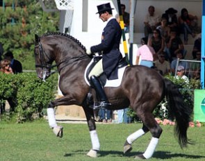 Nuno Palma e Santos and Sal at the 2012 CDI Hamburg Dressage Derby