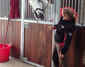 Jacqueline Brooks and D Niro at Hartpury College