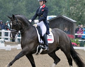 Charlotte Dujardin and Valegro in the Grand Prix class at the 2012 CDI Hartpury on Friday 6 July 2012 :: Photo © Selene Scarsi