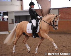 Nadine Krause on the former European pony champion Danilo