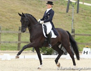 Pia Laus-Schneider and Worchester at the 2012 CDI Leudelange :: Photo © Astrid Appels