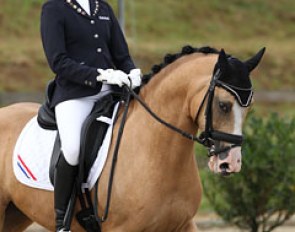 Febe van Zwambagt on her second FEI pony Coco Jambo