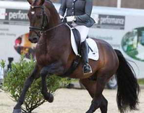 Thamar Zweistra on Hexagon's Charon at the 2012 CDI Leudelange :: Photo © Astrid Appels