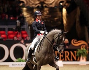 Charlotte Dujardin and Valegro in the Grand Prix at the 2012 CDI-W London :: Photo © Risto Aaltonen