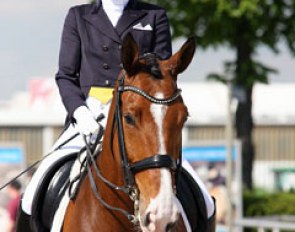 Hedda Droege and Ehrenwort Junior finished fourth in the Nurnberg Burgpokal qualifier
