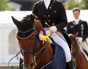 Uta Gräf and Damon Jerome win the 2012 Nurnberg Burgpokal qualifier in Mannheim :: Photo © Silke Rottermann