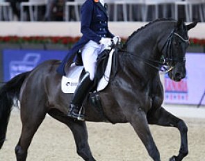 Adelinde Cornelissen and Tiara at the 2012 CDI Mechelen :: Photo © Astrid Appels