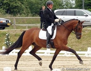 Jim Rasmussen and Samba King (by Sandro King x Lancet) :: Photo © Ridehesten.com