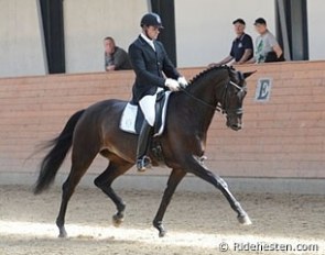 John Hvalsoe Saul on Sirikit at the Danish WCYH selection trial in Middelfart :: Photo © Ridehesten