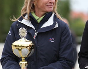 French Young Riders' chef d'equipe Muriel Leonardi