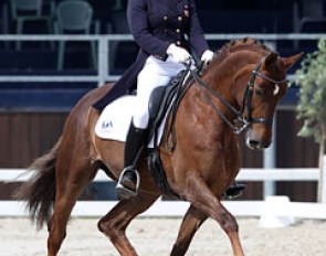 Philippa "Pippa" Hutton on Duela at the 2012 CDIO-YR Moorsele :: Photo © Astrid Appels